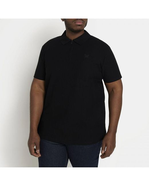 Big and tall black polo shirts 2025