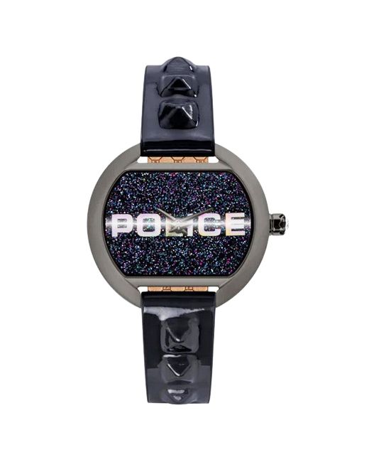 Police Black Ladies Watch Quartz Stainless Steel