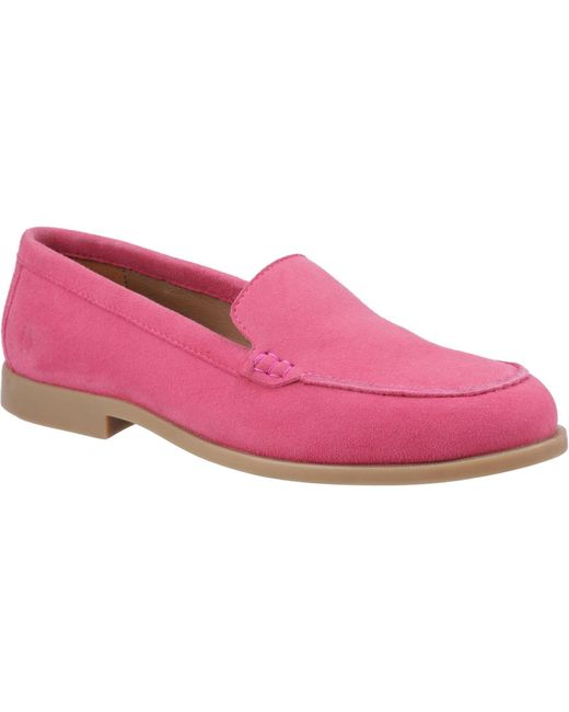 Hush Puppies Pink Natasha Leather Loafers