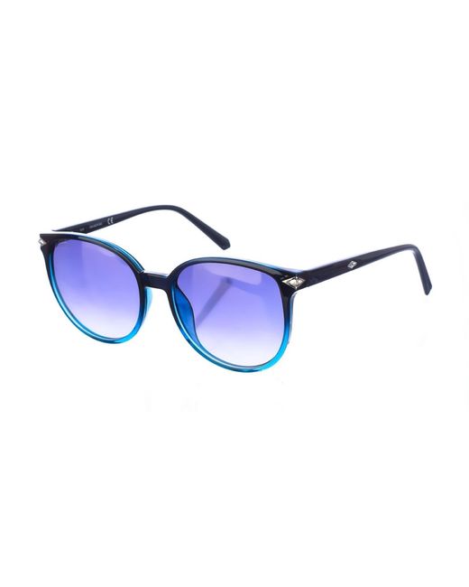 Swarovski Acetaat Zonnebril Met Ovale Vorm Sk0191S in het Blue