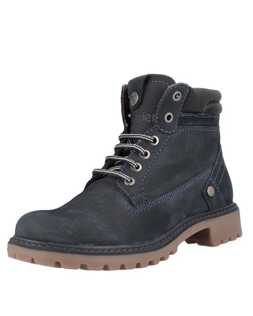 Wrangler Black Creek Leather Lace Up Boots