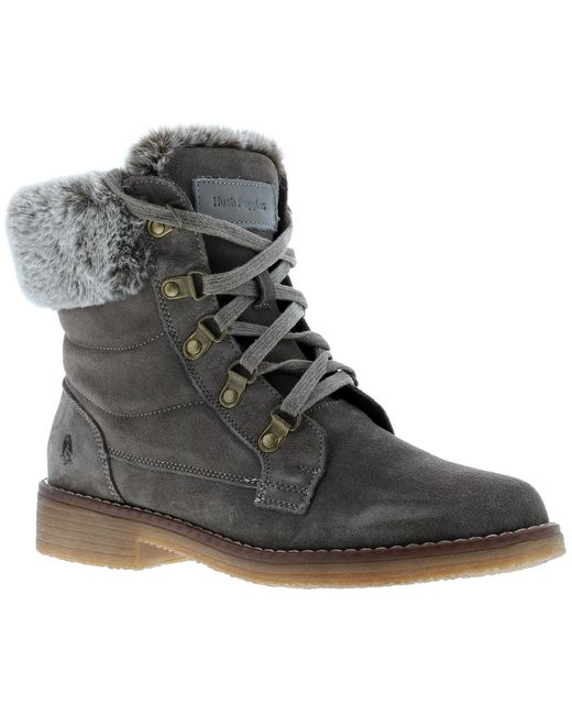 Hush Puppies Black Florence Memory Foam Boots