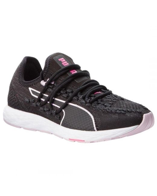 PUMA Black Speed 300 Racer Trainers