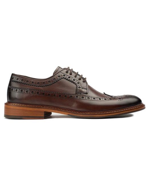 Sole Brown Etham Brogue Shoes for men