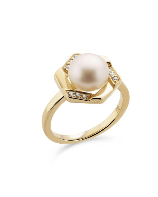 Orphelia Metallic Ladies Embellished 925 Sterling Ring
