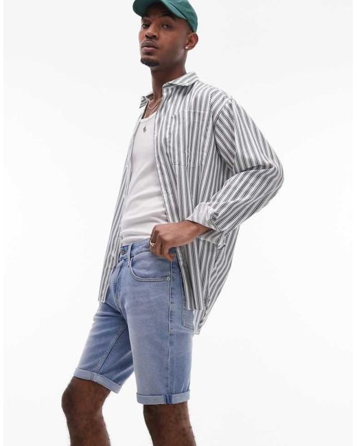 Tommy Hilfiger Blue Ronnie Denim Shorts for men