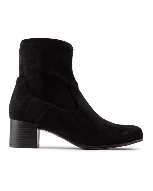 By Caprice Black Inside Zip Boots