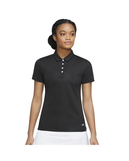 Nike Black Ladies Victory Solid Polo Shirt