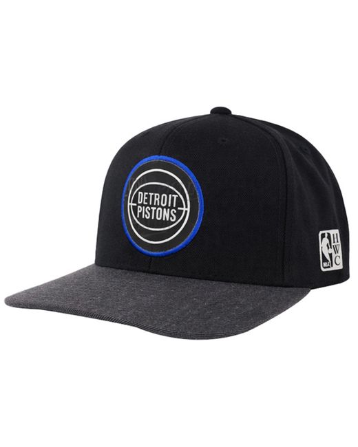 Mitchell & Ness Blue Nba Detroit Pistons Reflective Duo Cap