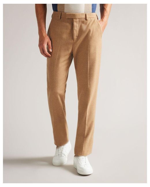 Ted Baker Natural Badsey Slim Fit Trousers for men