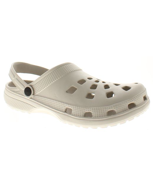 Wynsors Black Clog Sandals Pop Slip On