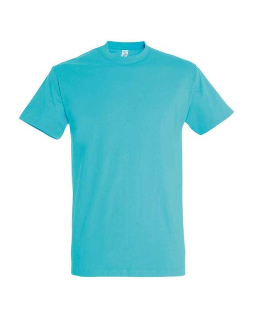 Sol's Blue Adult Imperial Heavy T-Shirt (Atoll)