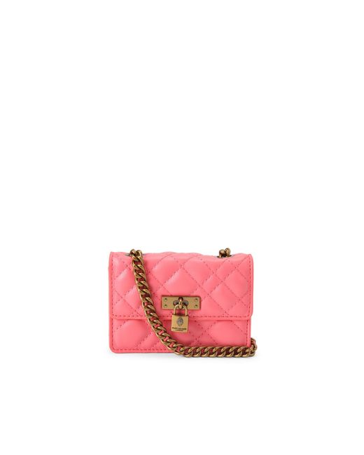 Kurt Geiger Pink Micro Brixton Bag