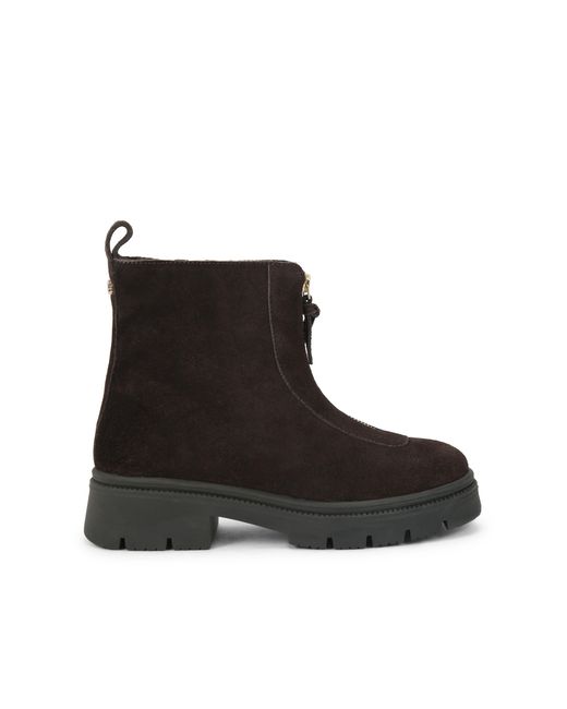 Carvela Kurt Geiger Black Suede Malfa Zip Ankle Boots