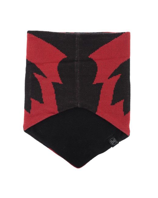 Buff Red Knitted Bandana With Fleece Lining 25900