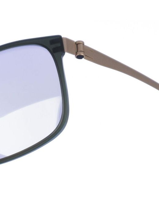 Mercedesbenz M3016 Rectangular Shaped Acetate Sunglasses in Blue for