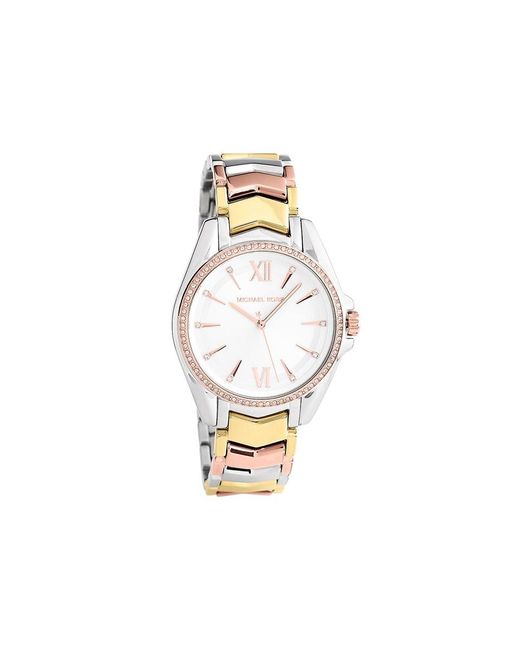 Michael Kors Black Mk6686 Whitney Tri-Tone Bracelet Watch