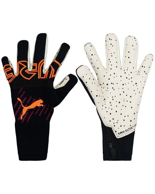PUMA Blue Future Z Grip 1 Hybrid Spectra Goalkeeper Gloves for men