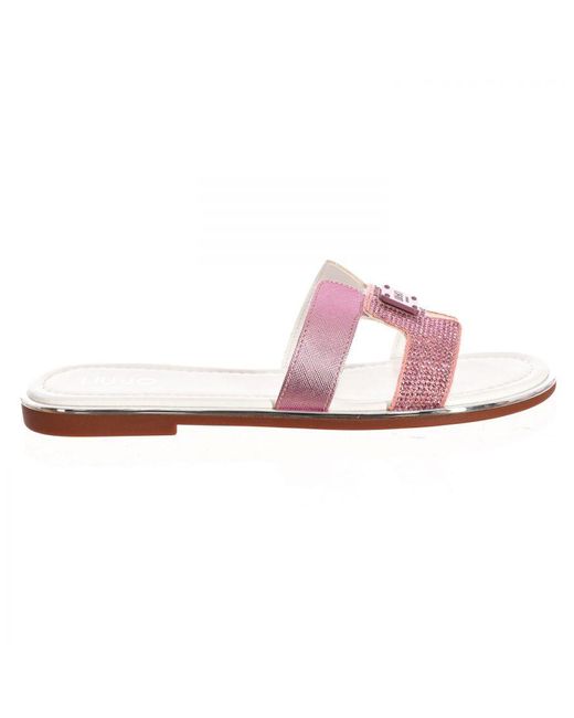 Liu Jo Slipper-stijl Sandaal Sally 511 4a3711tx309 in het Pink
