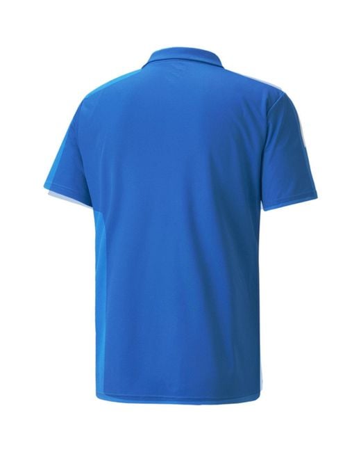 PUMA Blue Teamliga Sideline Polo Shirt for men