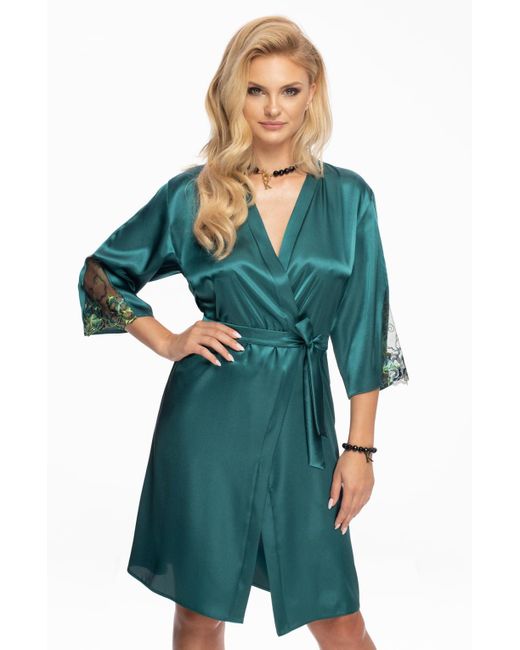 Irall Green Nikita Dressing Gown Jade