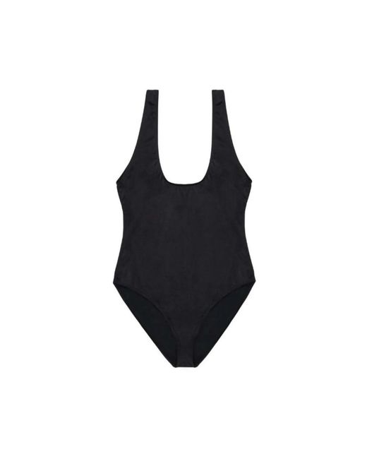 Playful Promises Black Hunter Mcgrady High Leg Low Cut Swimsuit