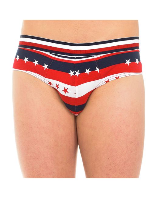 Tommy Hilfiger Orange Breathable Fabric Brief With Anatomical Front Um0Um01396 for men