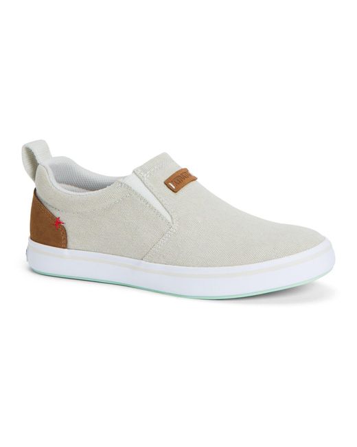 XtraTuf White Sharkbyte Canvas Trainers
