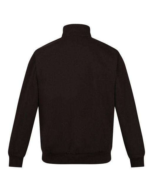 Regatta Black Pro Quarter Zip Sweatshirt for men