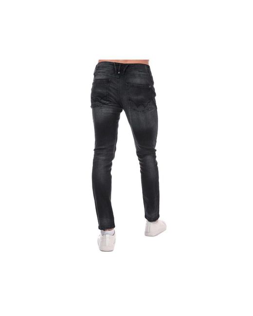 Duck and Cover Black Maylead Slim Fit Jean for men