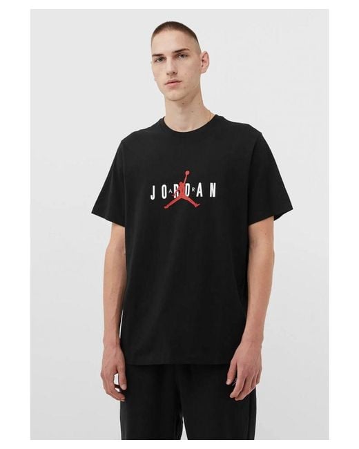 Nike Black Air Jordan Stretch T Shirt for men
