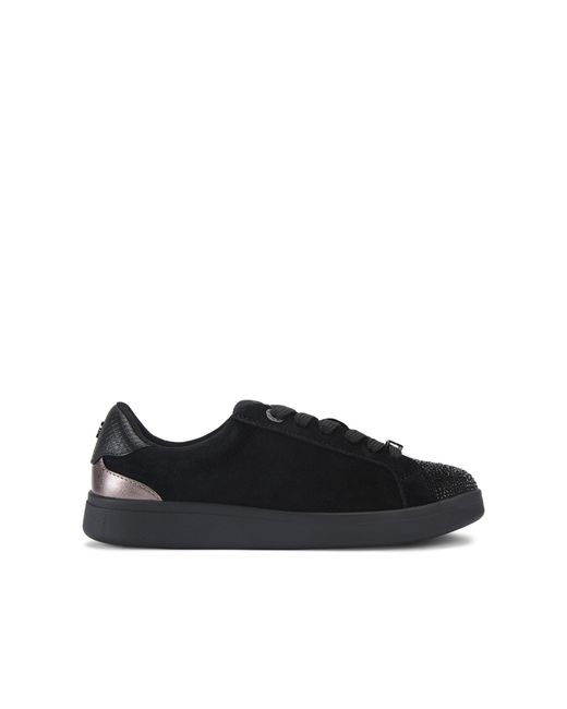 KG by Kurt Geiger Black Suede Eliza Gem Sneakers