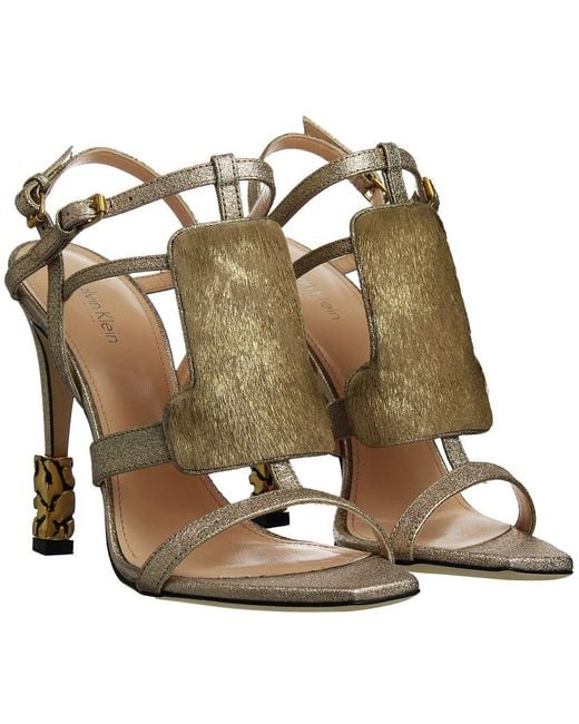 Calvin Klein Metallic Olga Sandals