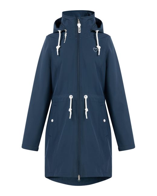 myMo Blue Softshell-Mantel Damen