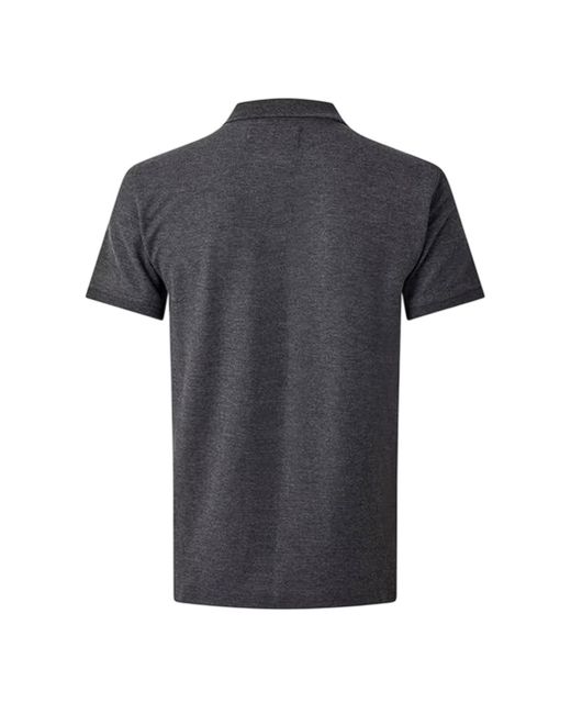 Original Penguin Black Embroidered Logo Polo Shirt Cotton for men