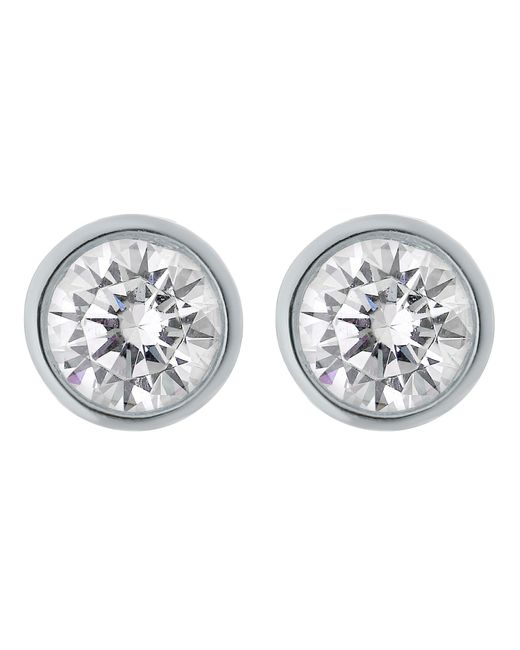Orphelia Metallic 925 Sterling Stud Earrings