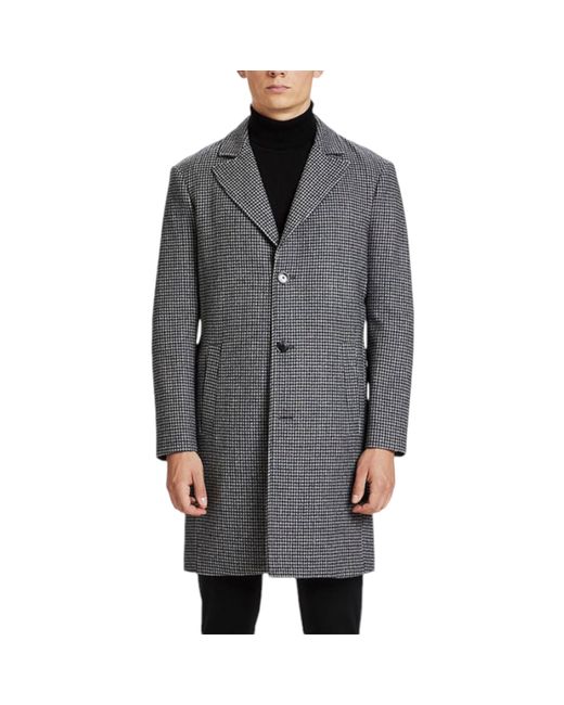 Tom Tailor Gray Trench Over Coat Wool Winter Long Jacket Formal Office Outwear for men