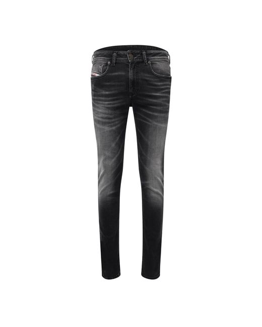 DIESEL Black 1979 Sleenker R Skinny Jeans for men