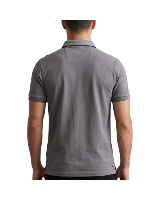 Weekend Offender Blue Polo Shirt Short Sleeve Pullover Casual Cotton Summer Fit for men