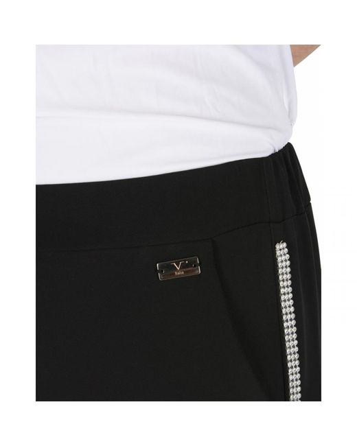 Versace 19.69 Abbigliamento Sportivo Black 19V69 Pants Pantalone Elena Nero