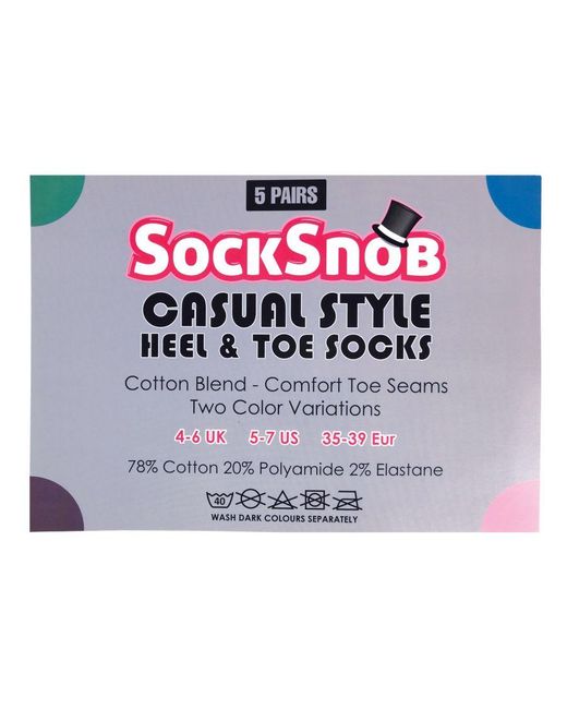 Sock Snob Black Soft Top Cotton Rich Socks