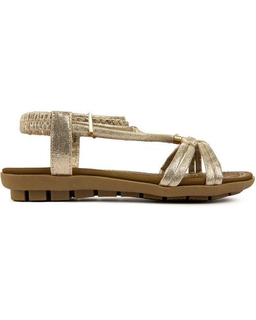 Lotus Metallic Domenica Sandals