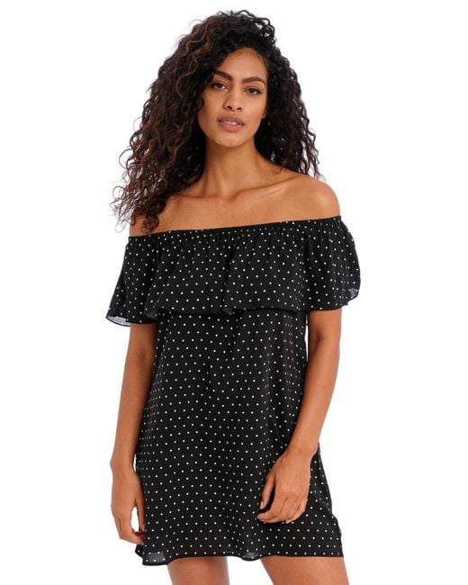 Freya Black 7229 Jewel Cove Beach Cover Up Dress