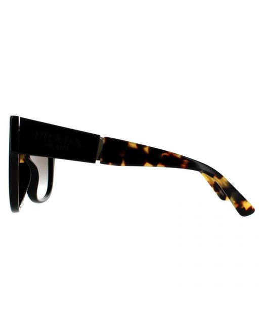 Prada Black Cat Eye Havana Gradient Sunglasses