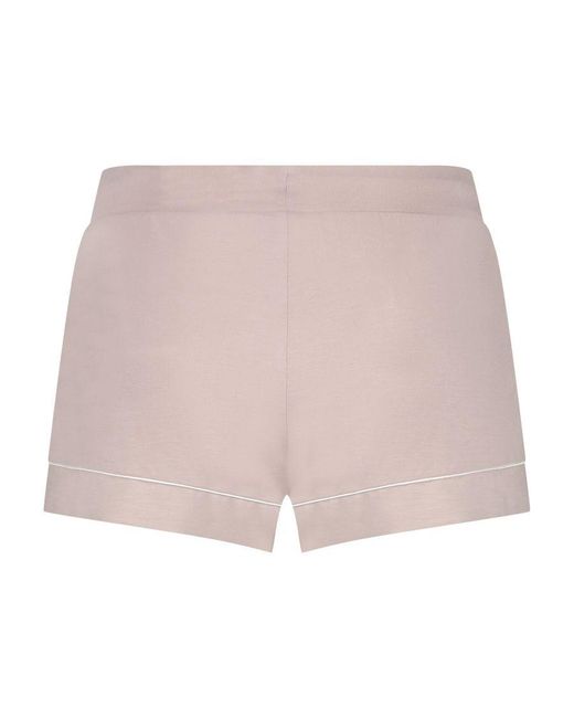 Hunkemöller Shorts Jersey Essential in het Pink