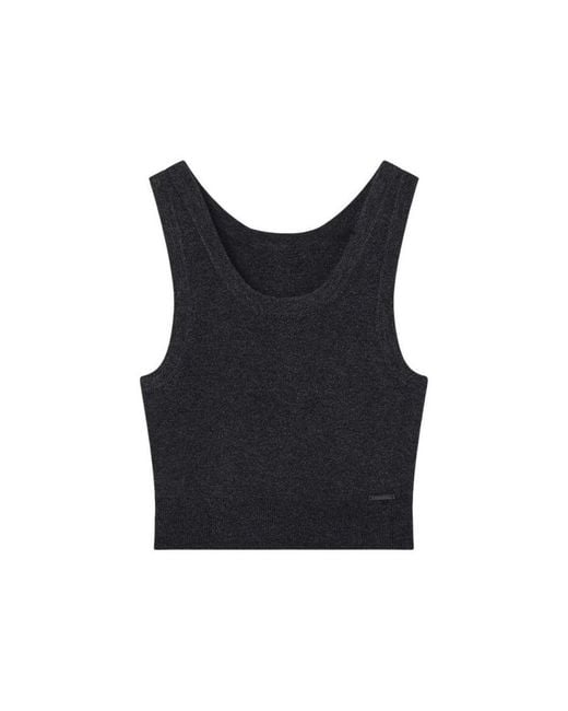Calvin Klein Blue Sweater Lounge Pyjama Tank Top