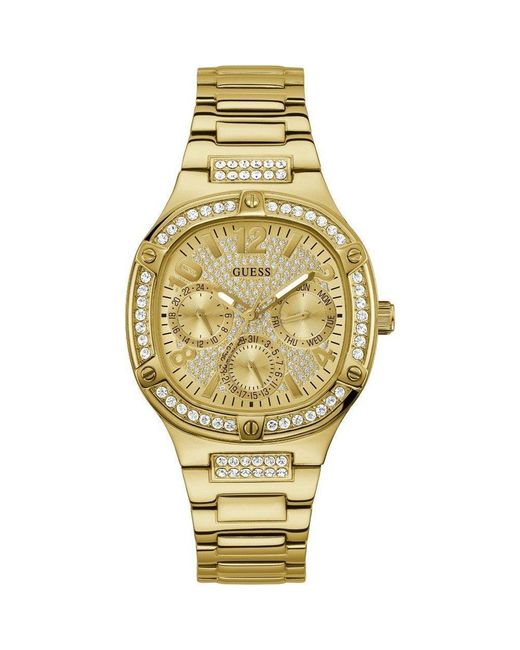 Guess Metallic Gw0558L2 Tone Multi-Function Ladies Watch
