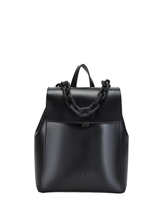 Claudia Canova Black Sophia Chain Detail Backpack