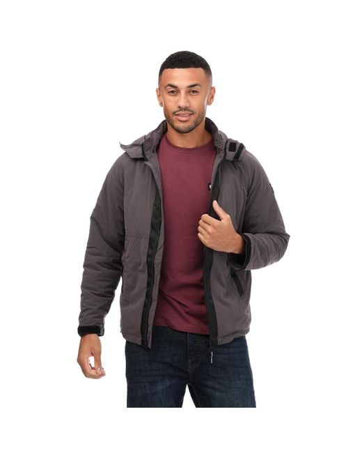 Weekend Offender Brown Vienna Nylon Jacket for men