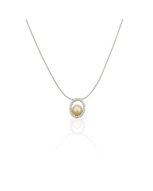 Orphelia Metallic 925 Sterling Chain With Pendant